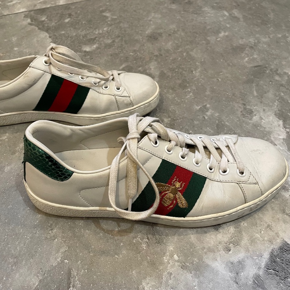 Gucci Ace Bee leather mens 6